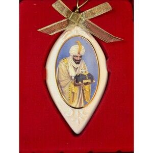 Lenox Thomas Blackshear Ebony Visions The Wise Man with Gold Ornament Christmas